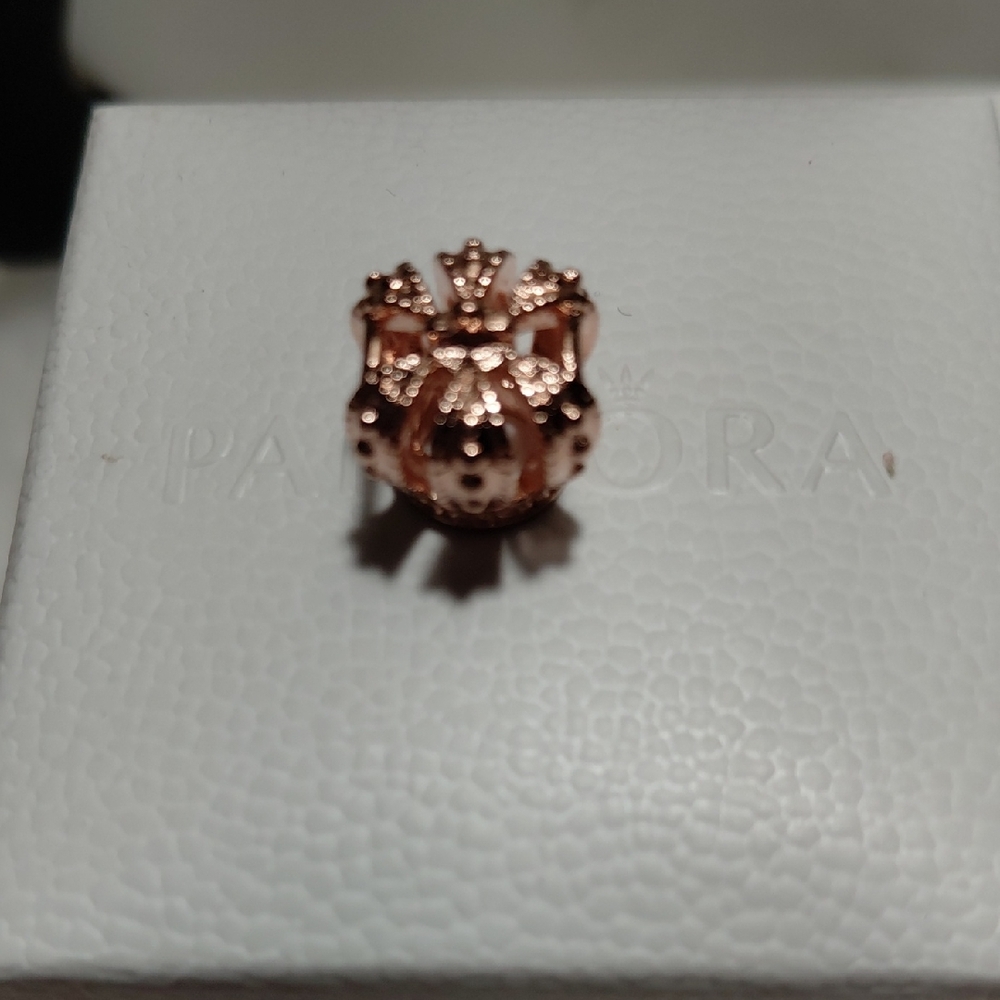 Pandora Rose Gold Crown Charm - Picture 4 of 10